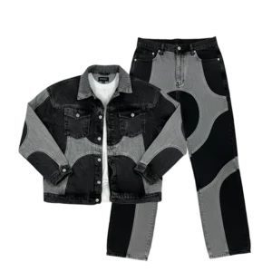 Denim Ensemble Gris et Noir